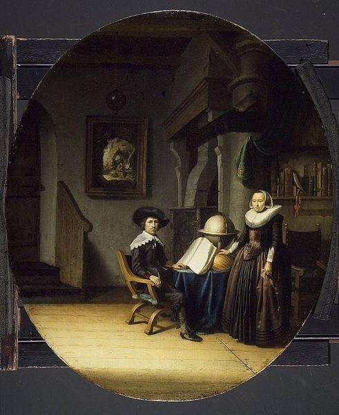 Gerrit Dou Burgomaster Hasselaar and His Wife oil painting image